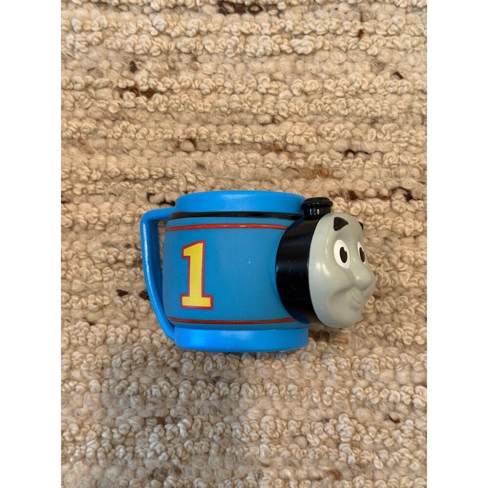 Thomas the Tank Engine Plastic Kids Mug Cup Blue Train Face 2019 Gullane